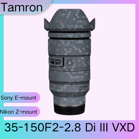 Lentes Tamron 35-150F2-2.8 Di III VXD - Pele câmera, adesivo câmera - com alta resistência a arranhões, à prova d'água e com design elegante.